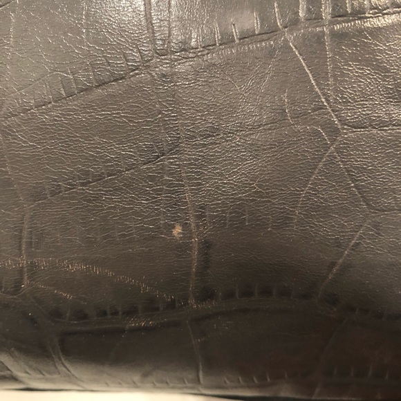 MICHAEL KORS Large Hamilton Satchel Gray Croc EUC! - Picture 8 of 10